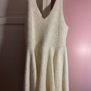 Gold and white urban outfitters dress